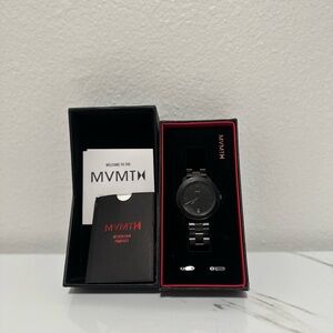 MVMT Silver Dial and Black Bezel Men's Watch